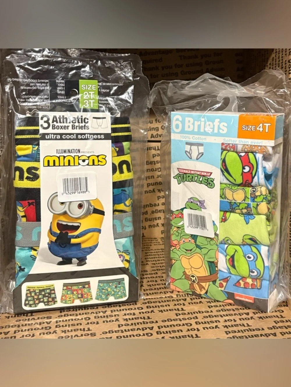 Teenage Mutant Ninja Turtles / Minions Character Toddler  2T-3T/4T